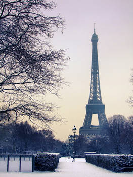 Paris snow 2009
