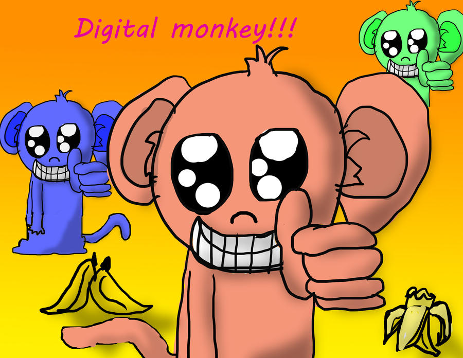 Monkey Drawing by Danielle by DigitalMonkeySchool on DeviantArt