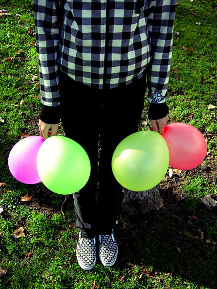 Four balloons