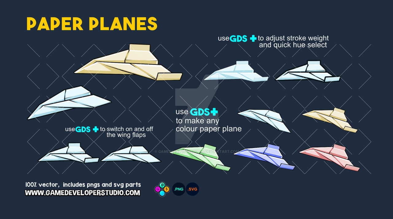 2d Paper File 2D paper plane game assets by GameDeveloperStudio on DeviantArt