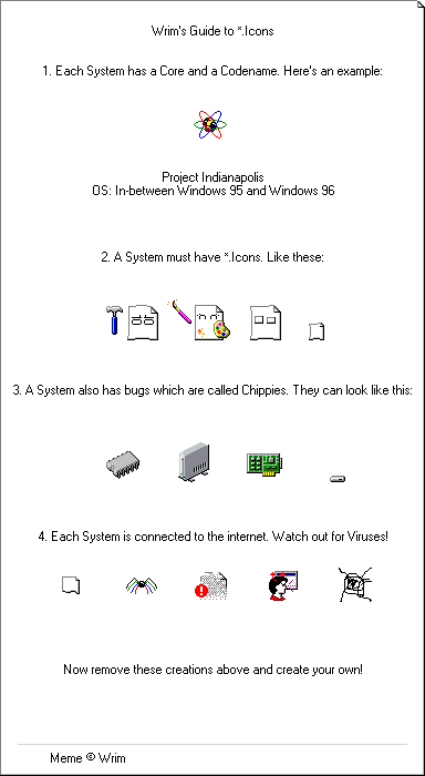 Icons, Chippies and Viruses meme