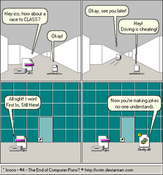 *.Icons webcomic no. 4 - The End of Computer Puns?