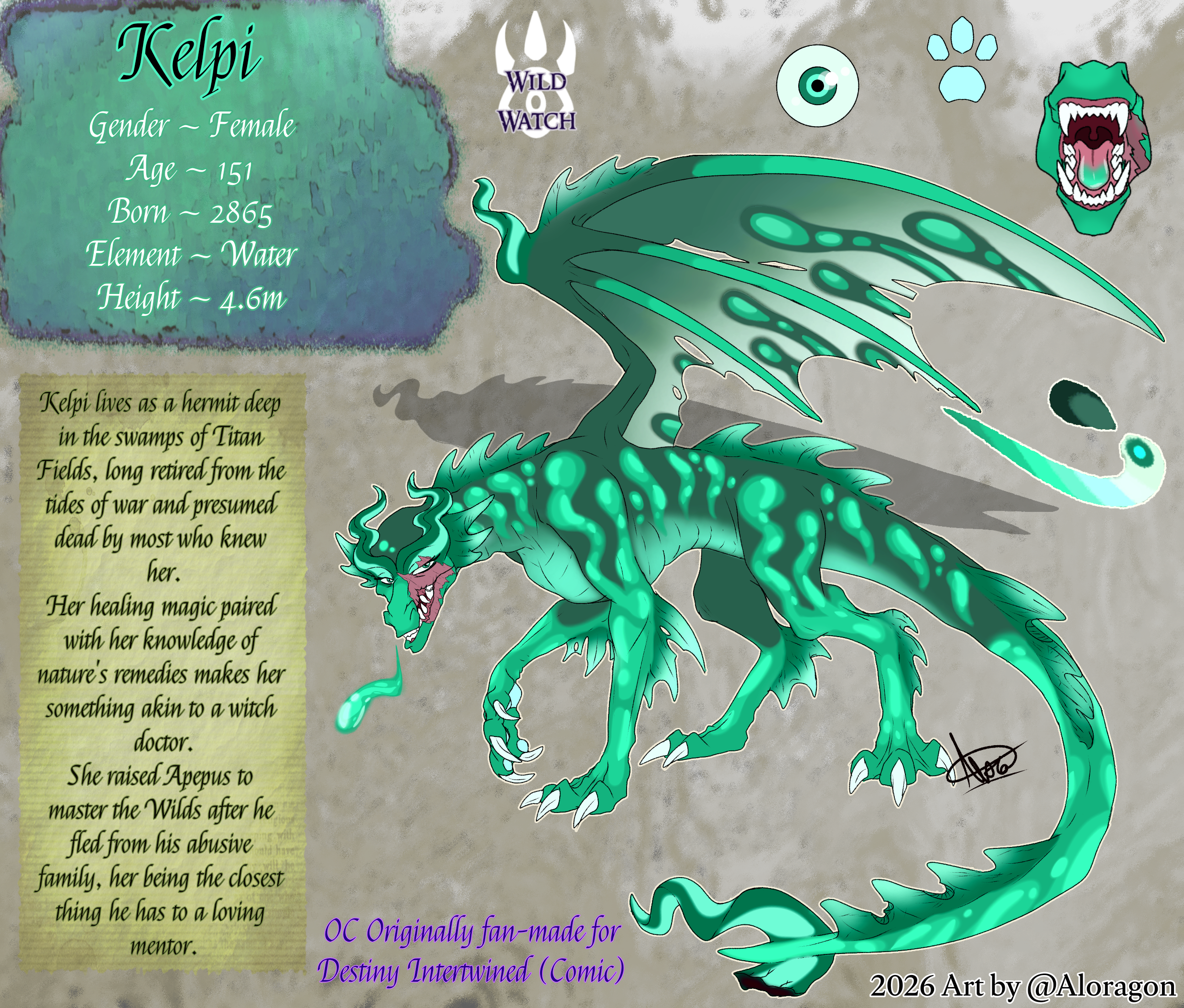 Kelpi the Water Dragon
