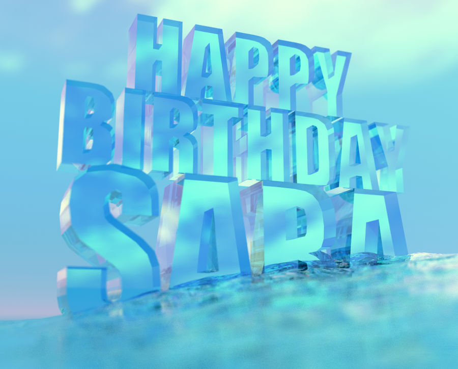 Happy Birthday Sara by twistedangel0 on DeviantArt