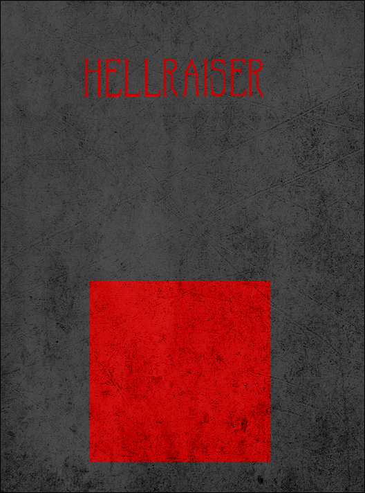 Minimalist Hellraiser Poster 1