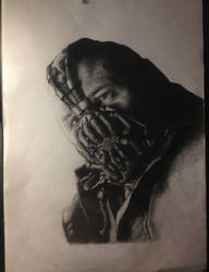 Bane portrait in progress.