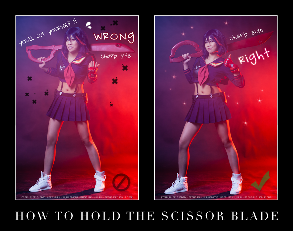 COSPLAYMEME: How to hold the SCISSOR BLADE