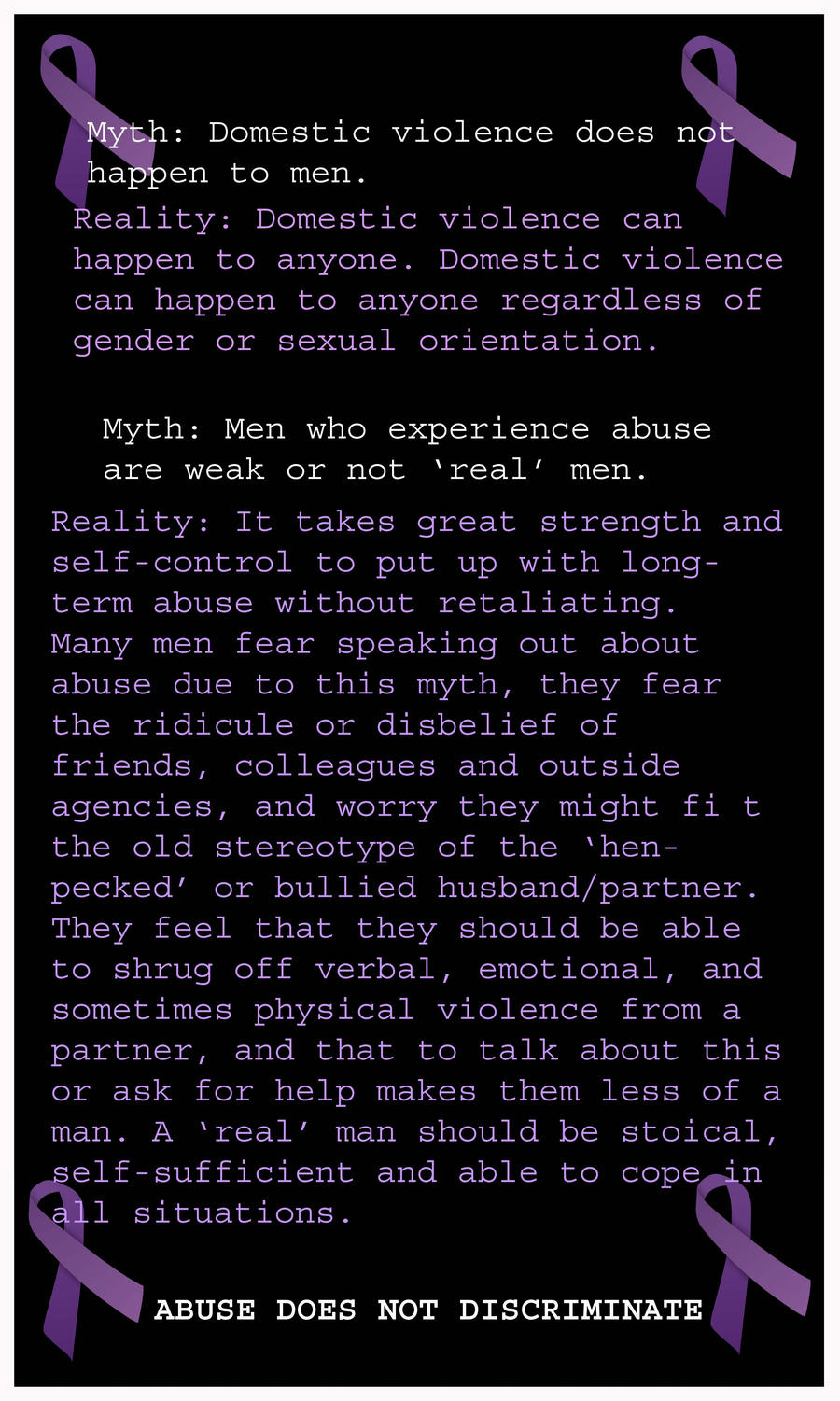 Domestic violence against men