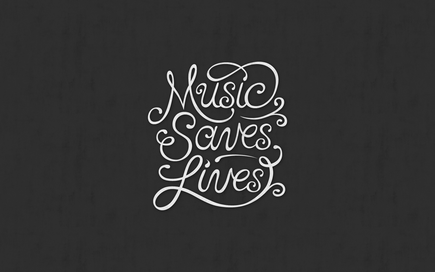 Music Saves Lives Wallpaper