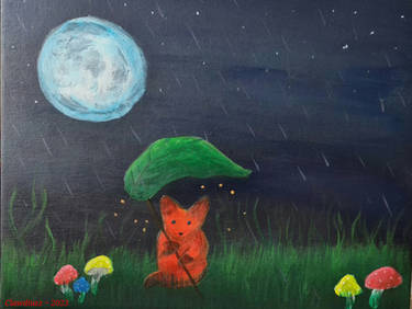 Lil' Fox (Acrylic)