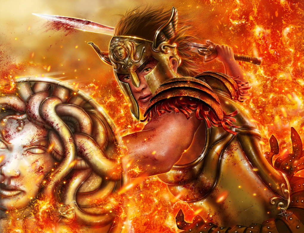 Perseus - Guerra de Mitos by HectorHerrera on DeviantArt