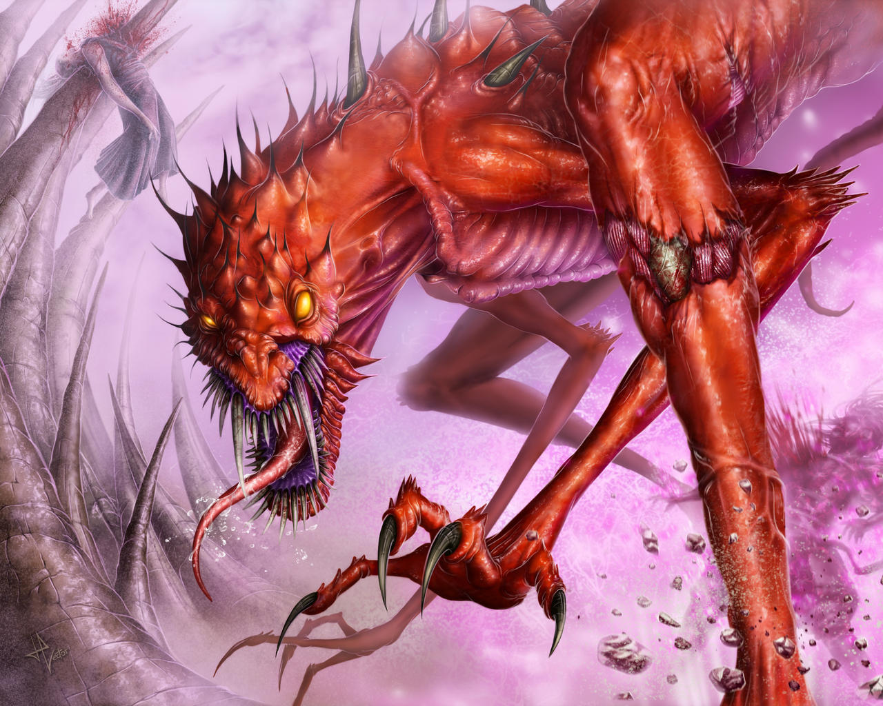 Gekido no Oni - L5R by HectorHerrera
