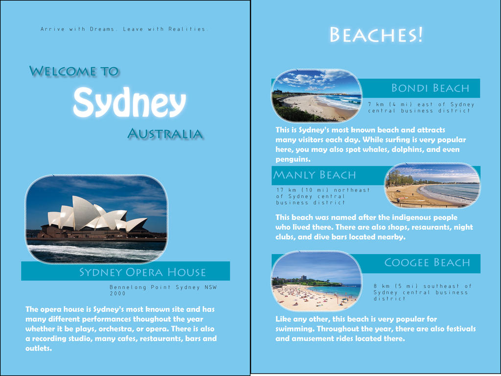 Sydney Pamphlet Pages 1 and 2