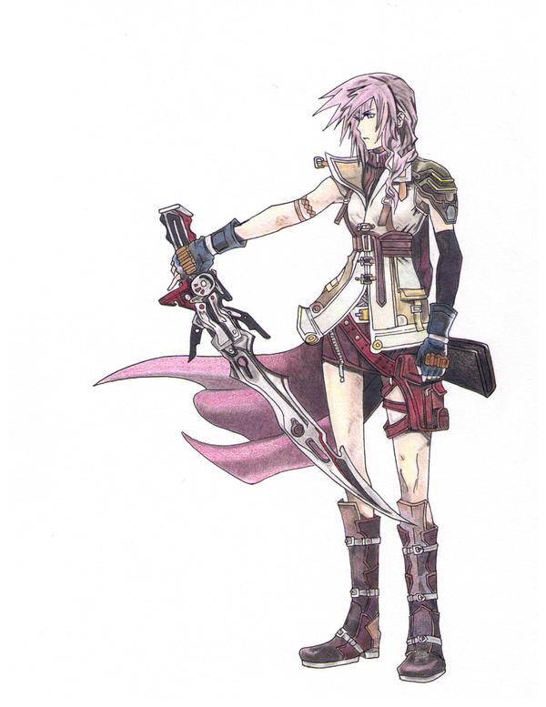 Dissidia: Lightning by Kid-Shiro on DeviantArt