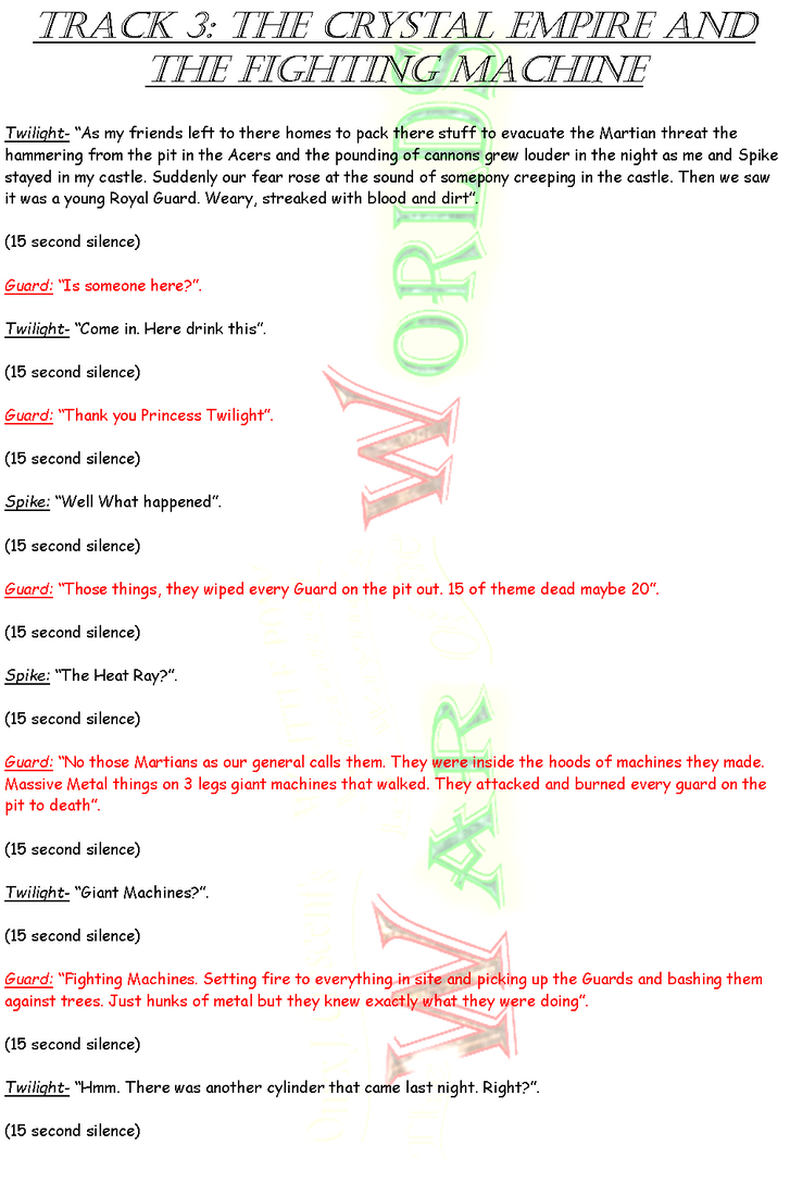 MLP War Of The Worlds Script: Fighting Machine 3/1 by Onyx2013 on ...