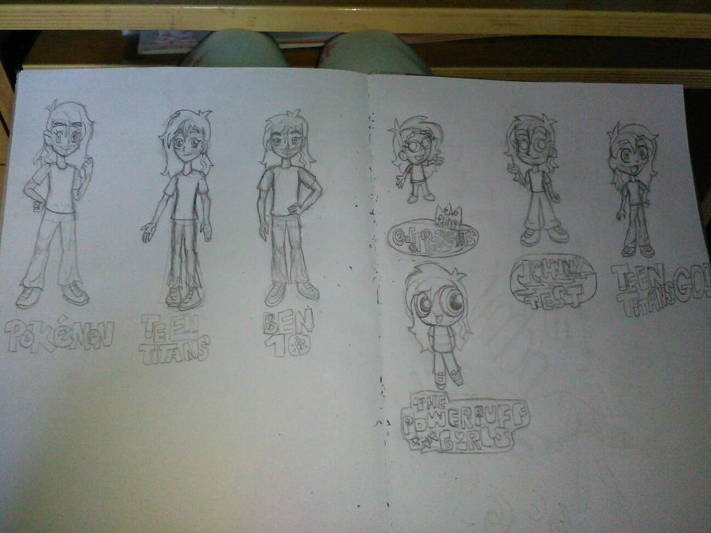 Diffrent Cartoon Style Deviantart different cartoon styles by PKMNwatcherShirora on DeviantArt