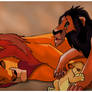 Mufasa, Scar and Simba