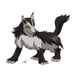 Pokemon Fan art Grahyena Mightyena Guraena