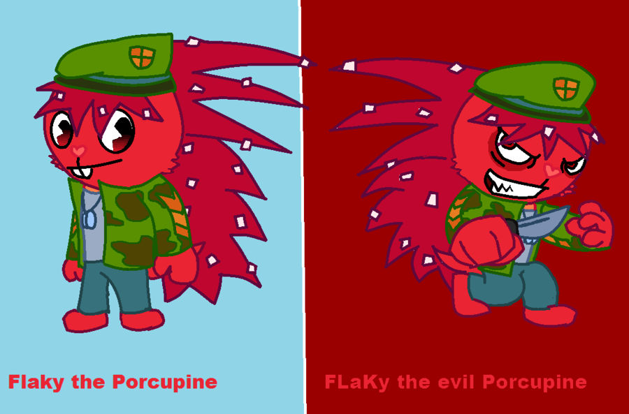 HTF:Flaky 10 years later by weresilvaze on DeviantArt