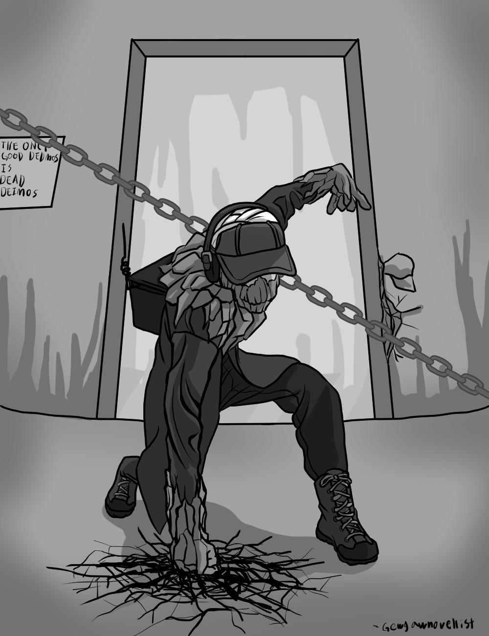 Doodle of Deimos(Madness Combat) by Gorillazferver on DeviantArt