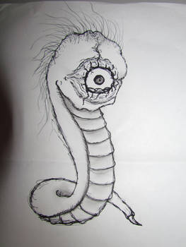 One eyed worm