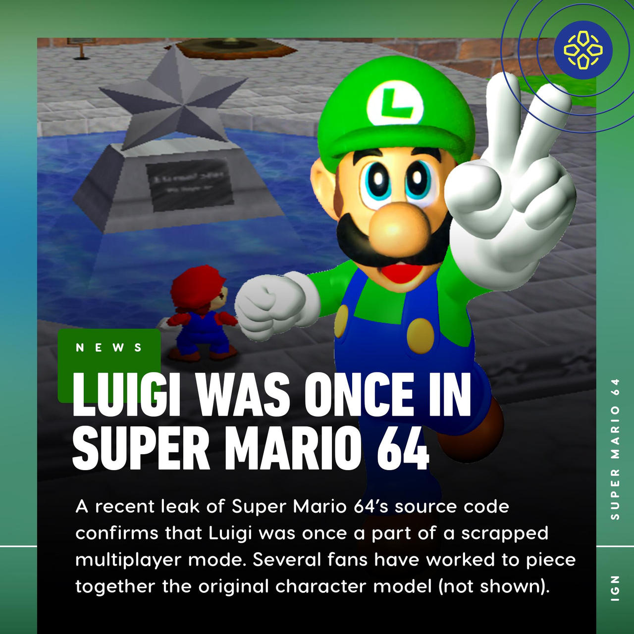Sm64 Gui SM64 Luigi by RayRayBug99 on DeviantArt