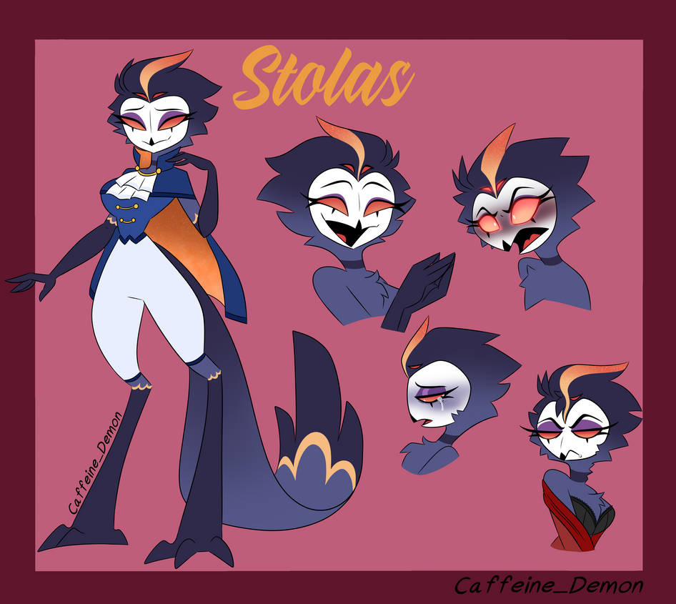 Stolas Robe Deviantart Stolas by Caffeine-Demon on DeviantArt