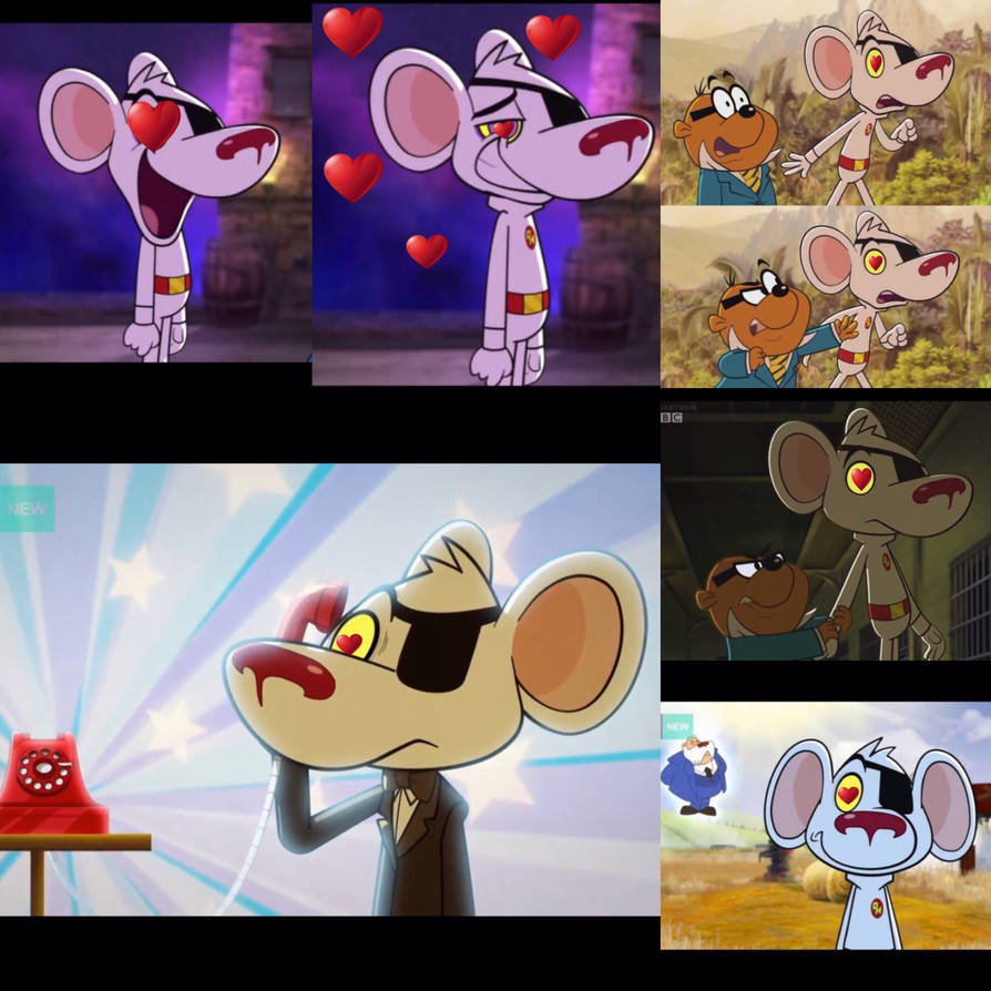 Danger Mouse in Love Collage by WorldJumpingFangirl on DeviantArt