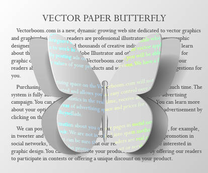 Vector Paper Butterfly