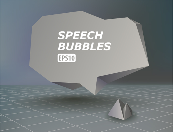 Abstract Speech Bubble