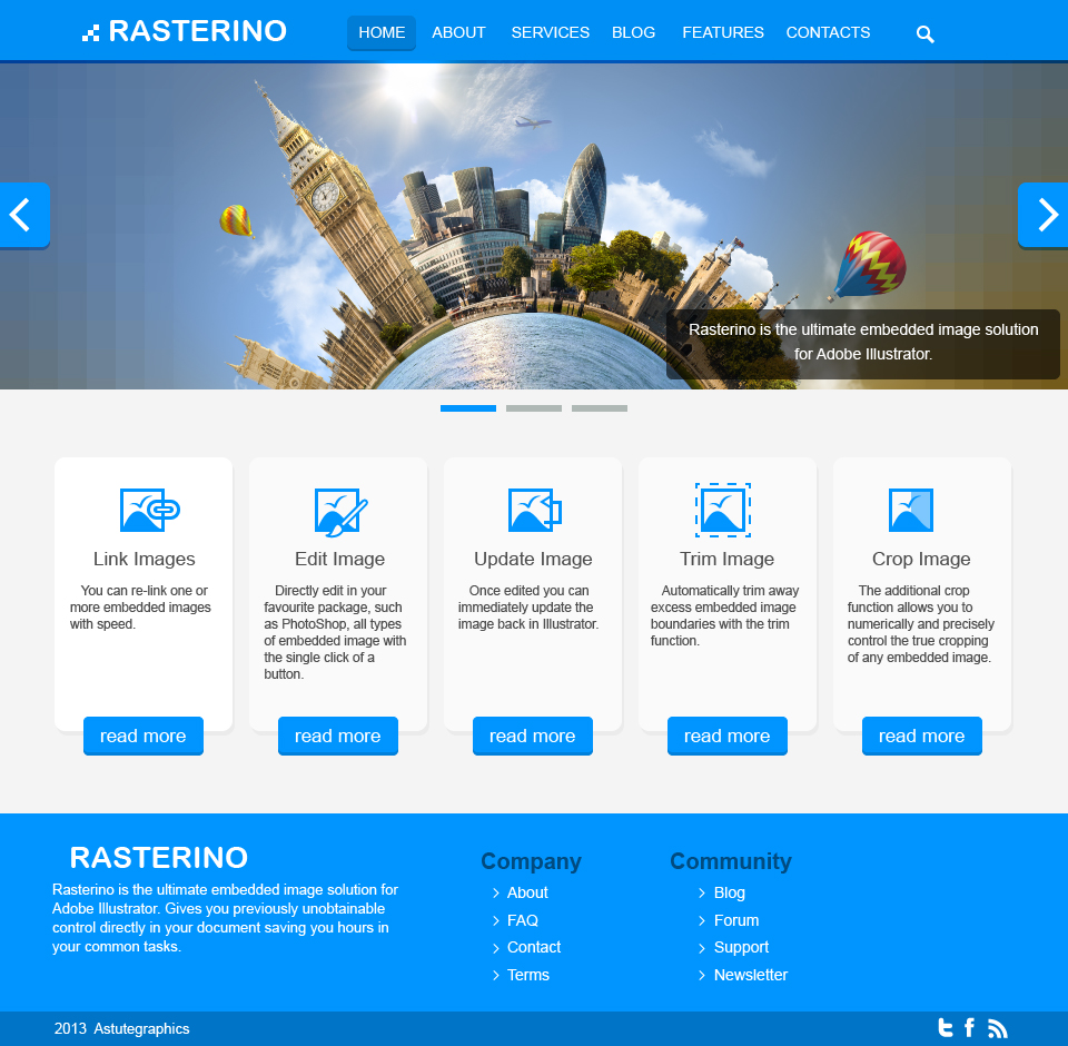 How to use Rasterino and Illustrator in web design