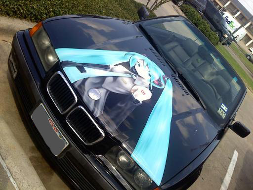 Hatsune Miku car