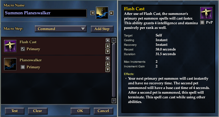 Can Someone Show Me A Flash Cast Macro Everquest 2 Forums
