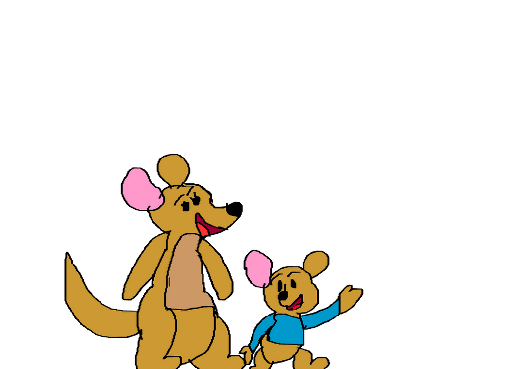 Winnie The Pooh- Kanga and Roo by TotallyTunedIn on DeviantArt