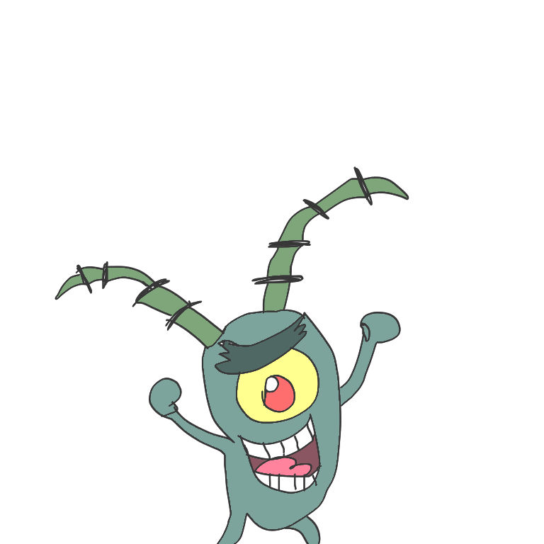 SpongeBob SquarePants- Sheldon J. Plankton by TotallyTunedIn on DeviantArt