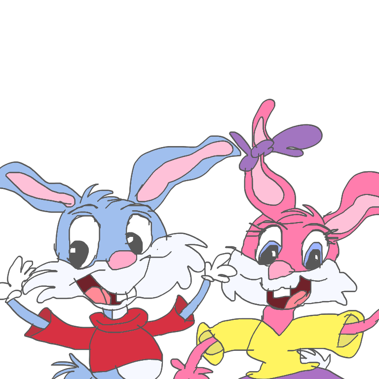 Tiny Toon Adventures- Buster and Babs Bunny by TotallyTunedIn on DeviantArt