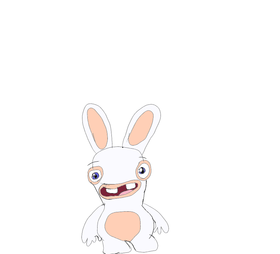 Rayman Raving Rabbids- Rabbid by TotallyTunedIn on DeviantArt