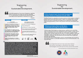 Engineering for Sustainable Development