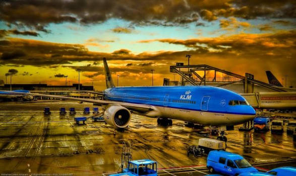 KLM    blue