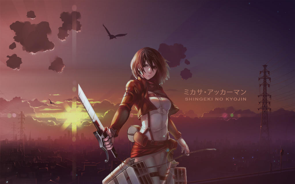 Mikasa Ackerman Wallpaper By Melmanek On Deviantart Mikasa Ackerman Wallpaper By Melmanek On Deviantart