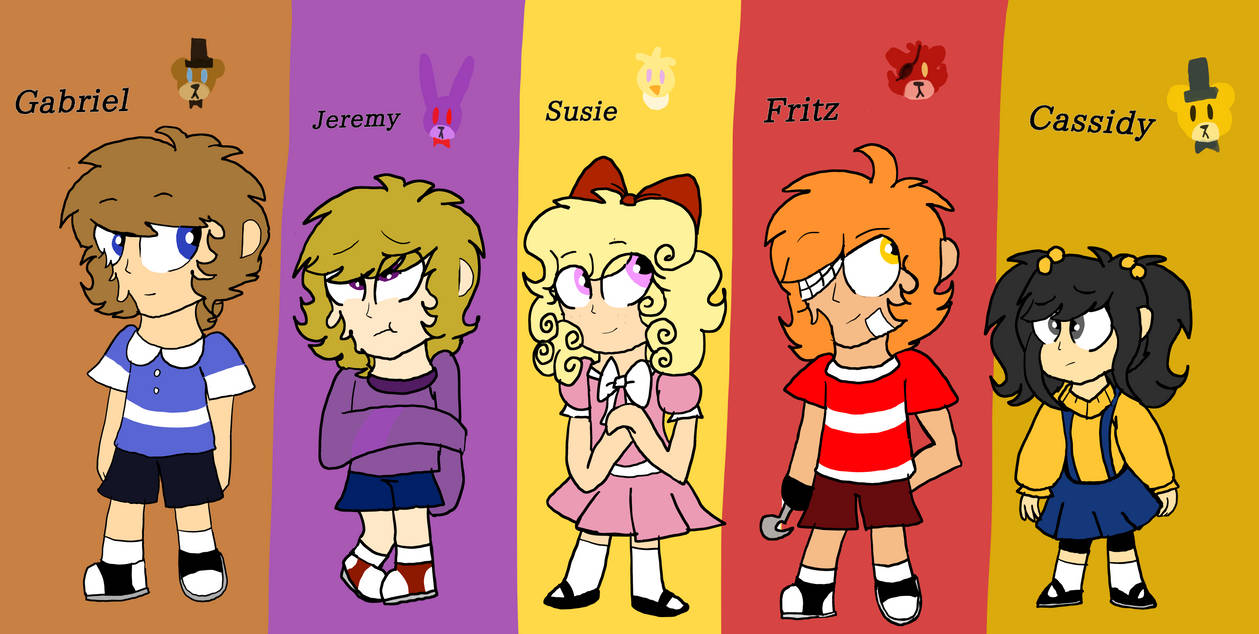 Original Missing FNAF Kids by RubyPonyWolf22 on DeviantArt