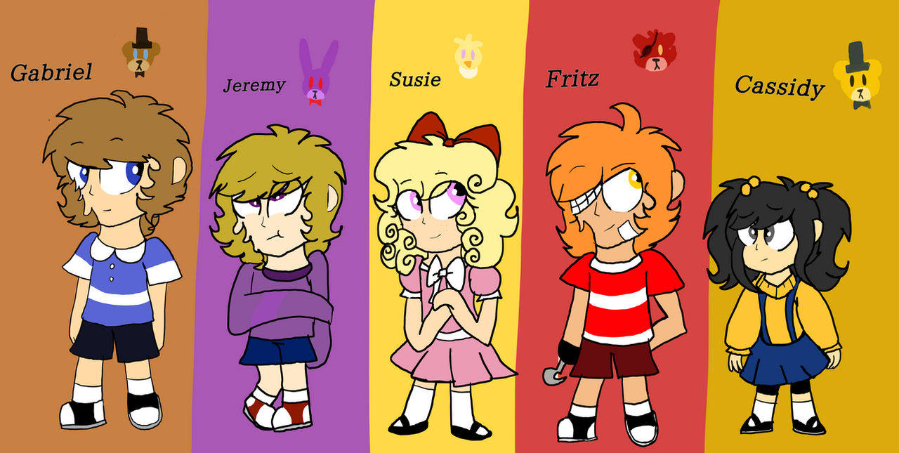 Original Missing FNAF Kids by RubyPonyWolf22 on DeviantArt