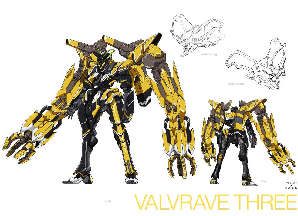 Valrave Three from valvrave the liberator by Superheroforever21 on  DeviantArt