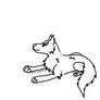 free husky lineart