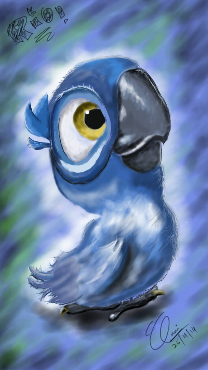 The bird from Rio by umairinho on DeviantArt