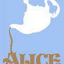 Alice in wonderland animated poster