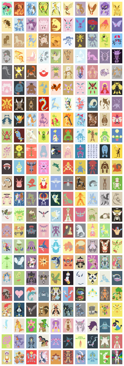 4 First Pokemon Pokemon 4 first generations by Citron--Vert on DeviantArt