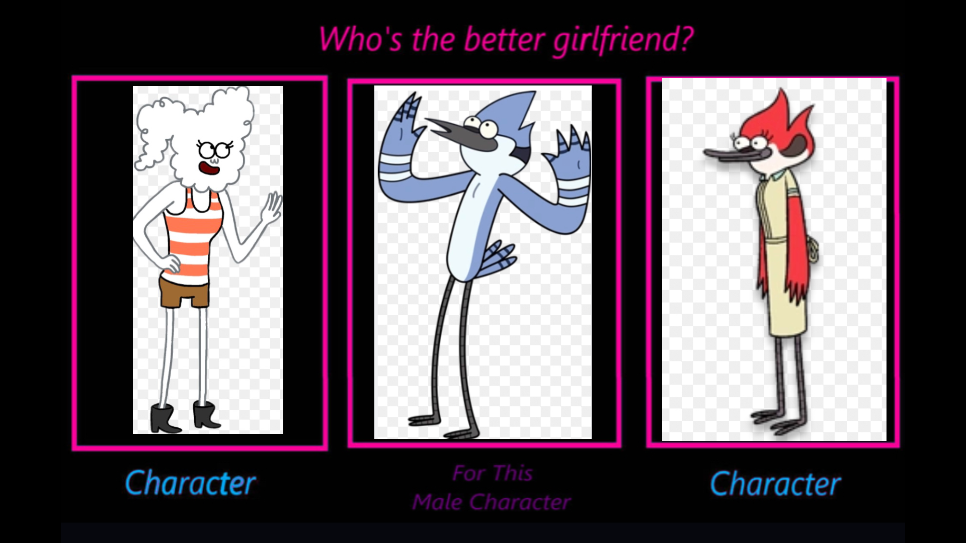 Who would be a better girlfriend for Mordecai?