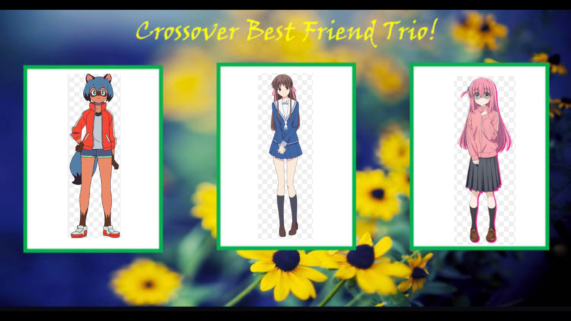 Tohru, Michiru and Bocchi as a best friend trio