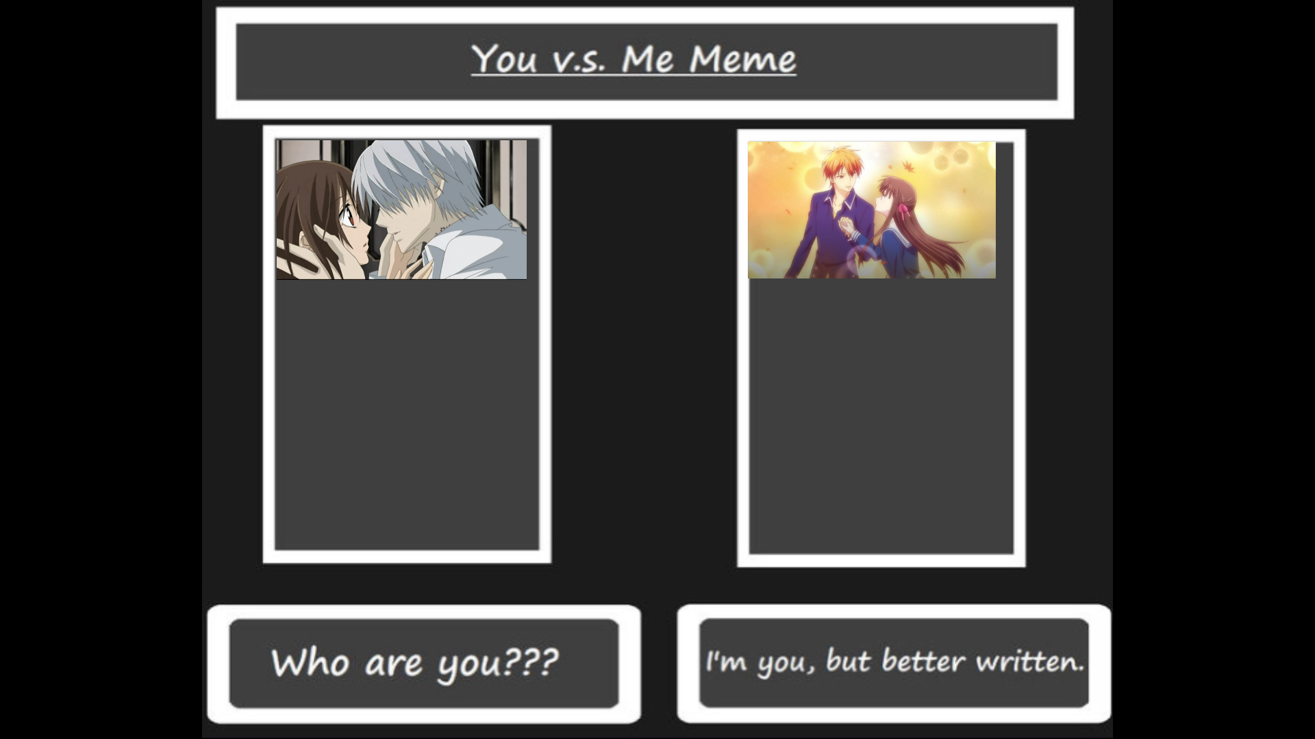 Kyo x Tohru vs Zero x Yuki